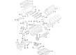 Diagram for Ford Transit Crankshaft Thrust Washer Set - AT4Z-6333-T