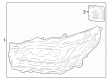 Diagram for Lincoln Navigator Headlight - NL7Z-13008-H