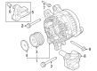 Diagram for 2024 Lincoln Nautilus Alternator - PZ1Z-10346-F