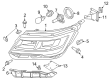 Diagram for Ford Police Interceptor Utility Headlight - FB5Z-13008-Z