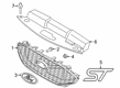 Diagram for Ford Edge Grille - KT4Z-8200-BA