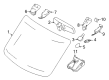 Diagram for 2024 Ford E-Transit Windshield - LK4Z-5403100-N