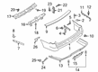 Diagram for Lincoln Navigator Bumper - JL7Z-17F828-BCPTM