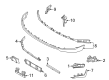 Diagram for 2024 Ford F-150 Air Deflector - RL3Z-17626-BA