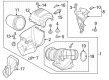 Diagram for Ford Mass Air Flow Sensor - JX6Z-12B579-B