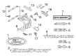 Diagram for Ford EcoSport Emblem - MN1Z-9942528-B