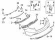 Diagram for Ford Fusion Bumper - KS7Z-17K835-ADPTM
