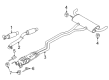 Diagram for Lincoln Nautilus Exhaust Pipe - K2GZ-5230-P
