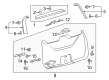 Diagram for 2020 Ford Expedition Door Handle - KL1Z-7846404-AE