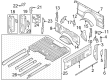 Diagram for 2025 Ford F-350 Super Duty Rear Crossmember - PC3Z-99108A08-A