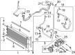 Diagram for Lincoln Continental A/C Hose - DG9Z-19A834-J