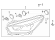 Diagram for 2025 Ford Escape Headlight - LJ6Z-13008-D