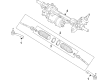 Diagram for 2025 Ford Police Interceptor Utility Rack And Pinion - P1MZ-3504-L