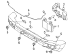 Diagram for 2025 Ford F-350 Super Duty Parking Assist Distance Sensor - LU5Z-15K859-CA