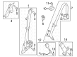 Diagram for 2025 Ford F-350 Super Duty Seat Belt - PC3Z-26611B09-BF