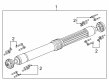 Diagram for 2025 Ford Bronco Drive Shaft - MB3Z-4602-R