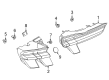 Diagram for 2021 Ford Mustang Mach-E Tail Light - LJ8Z-13405-E