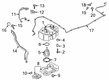 Diagram for 2020 Ford F-150 PCV Hose - JL3Z-5J249-D