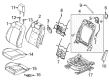 Diagram for 2021 Ford Mustang Seat Cover - JR3Z-6364416-BE