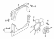 Diagram for Ford Ranger Fan Clutch - KB3Z-8A616-C