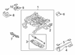 Diagram for 2025 Ford Escape Seat Motor - MU5Z-14547-A