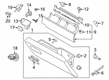 Diagram for 2021 Ford F-350 Super Duty Glove Box - HC3Z-25060T10-BF