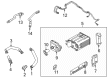 Diagram for 2025 Ford F-350 Super Duty Oxygen Sensors - LC3Z-9G444-B