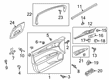 Diagram for Ford Police Responder Hybrid Door Moldings - KS7Z-5400014-AB