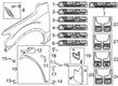 Diagram for 2022 Ford F-250 Super Duty Mud Flaps - CL3Z-16A550-U
