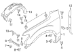 Diagram for Ford Fender - VL3Z-16005-C