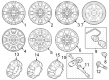 Diagram for 2025 Ford F-350 Super Duty Wheel Cover - KC3Z-1130-AA