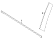 Diagram for Ford Ranger Door Moldings - N1WZ-26275A37-NHPTM