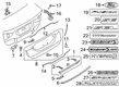 Diagram for Ford Fusion Tailgate Handle - KS7Z-5443401-A