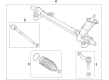Diagram for 2025 Ford Mustang Mach-E Tie Rod - LJ9Z-3A130-A