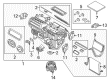 Diagram for Lincoln MKZ A/C Expansion Valve - DG9Z-19849-B