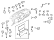 Diagram for 2025 Ford F-150 Lightning Mirror Switch - NL3Z-13D730-AA