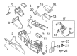 Diagram for Ford EcoSport Cup Holder - GN1Z-5813562-JC