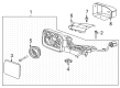Diagram for 2025 Ford Bronco Car Mirror - M2DZ-17682-A