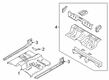 Diagram for Ford Ranger Rear Crossmember - KB3Z-2110020-A