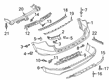 Diagram for 2025 Ford Explorer Bumper - LB5Z-17K835-HB