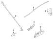 Diagram for 2025 Ford Maverick Door Latch Assembly - JB3Z-9943170-B