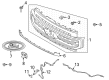 Diagram for 2022 Ford F-350 Super Duty Emblem - LC3Z-8213-E