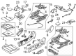 Diagram for 2025 Ford Bronco Seat Cushion - P2DZ-78632A22-B