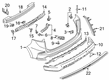 Diagram for 2024 Ford Edge Bumper - KT4Z-17810-APTM