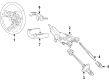 Diagram for 2020 Ford Mustang Steering Wheel - JR3Z-3600-JB