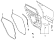 Diagram for 2025 Ford Bronco Sport Door Seal - M1PZ-7828125-A