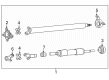 Diagram for 2025 Ford Ranger Drive Shaft - MB3Z-4R602-AR