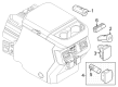 Diagram for 2025 Ford F-350 Super Duty Cigarette Lighter - PC3Z-19A487-AA