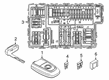 Diagram for 2021 Ford Ranger Transmitter - HC3Z-15K601-G