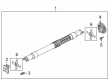 Diagram for 2024 Ford F-150 Drive Shaft - ML3Z-4602-M
